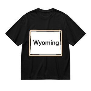Wyoming Graphic Tee - Black
